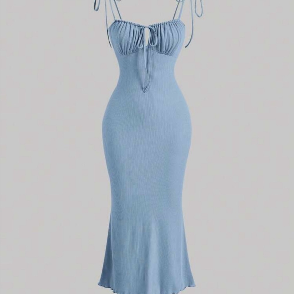 Blue Midi Dress